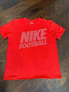 Nike Red Graphic Football Tee